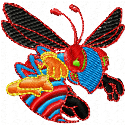 Insectes Embroidery Design 10